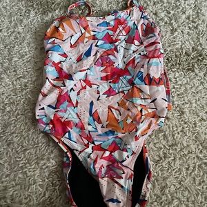 Jolyn Patterned Tie-Back Onesie